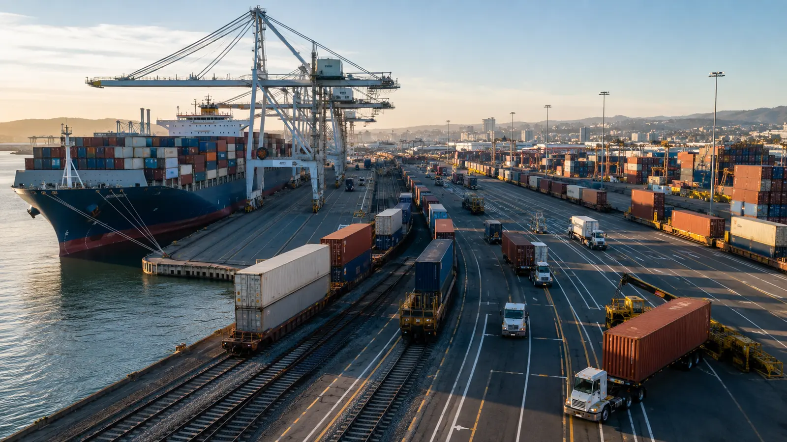 Multimodal freight gateway connecting ocean, rail, truck and air cargo for the Freight Intel Briefing
